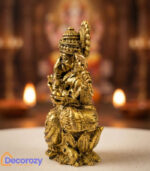 Brass Sitting Ganesha Idol | Ganpati Murti for Home Pooja