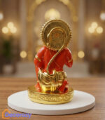Sinduri Hanuman Ji Idol | 24K Gold Plated Devotional Murti