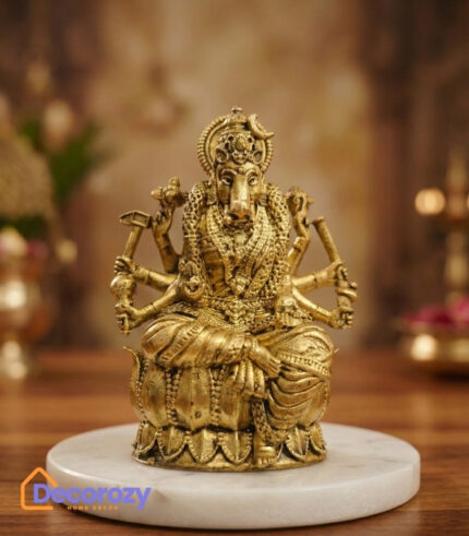 Brass Lord Varahi Idol | Varahi Avatar Vishnu Murti for Protection
