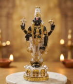 24K Gold & Silver Plated Tirupati Balaji Idol | Lord Venkateswara Murti