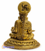 Brass Maa Annapurna Devi Idol | Goddess of Nourishment & Prosperity Murti