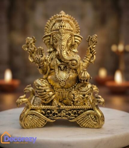 Brass Antique Ganpati Murti