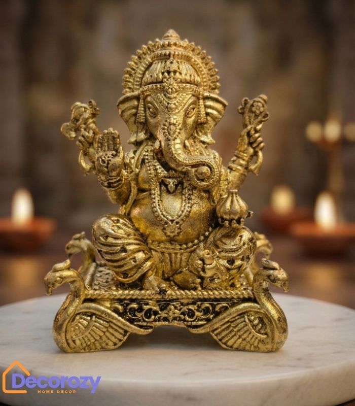Brass Antique Ganpati Murti
