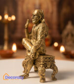 Brass Sai Baba Idol | Shirdi Sai Baba Blessing Murti for Home Mandir