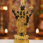 24K Gold Plated Tirupati Balaji Idol | Lord Venkateswara Murti