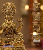 Maa Lakshmi Idol Padmasana Murti (6.8 cm)