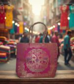 Traditional Banarasi Fabric Handbag | Stylish Gift for Women
