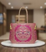 Traditional Banarasi Fabric Handbag | Stylish Gift for Women