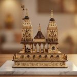 Shri Kashi Vishwanath Temple 3D Replica Wooden Model