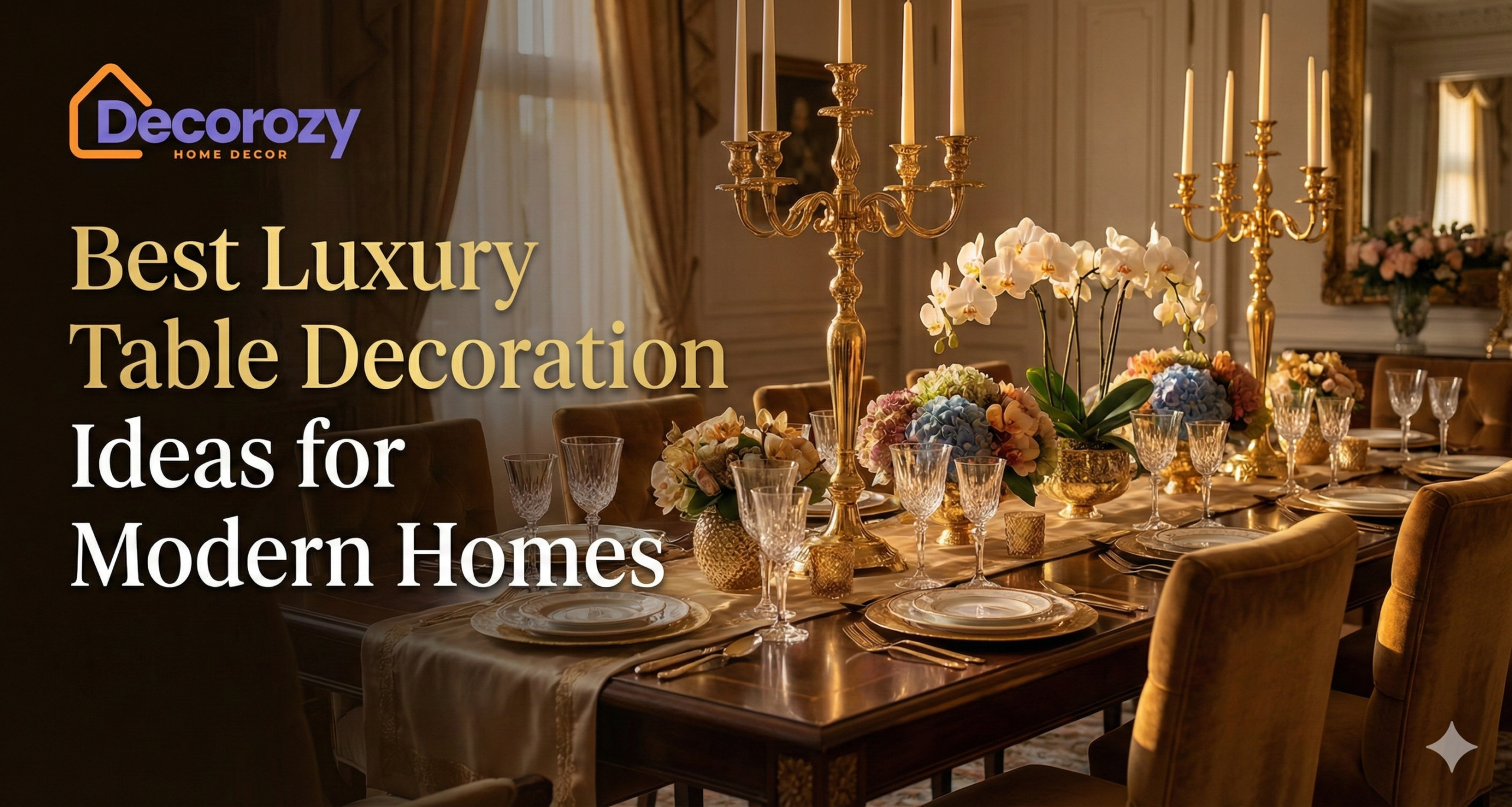 Best Luxury Table Decoration Ideas for Modern Homes