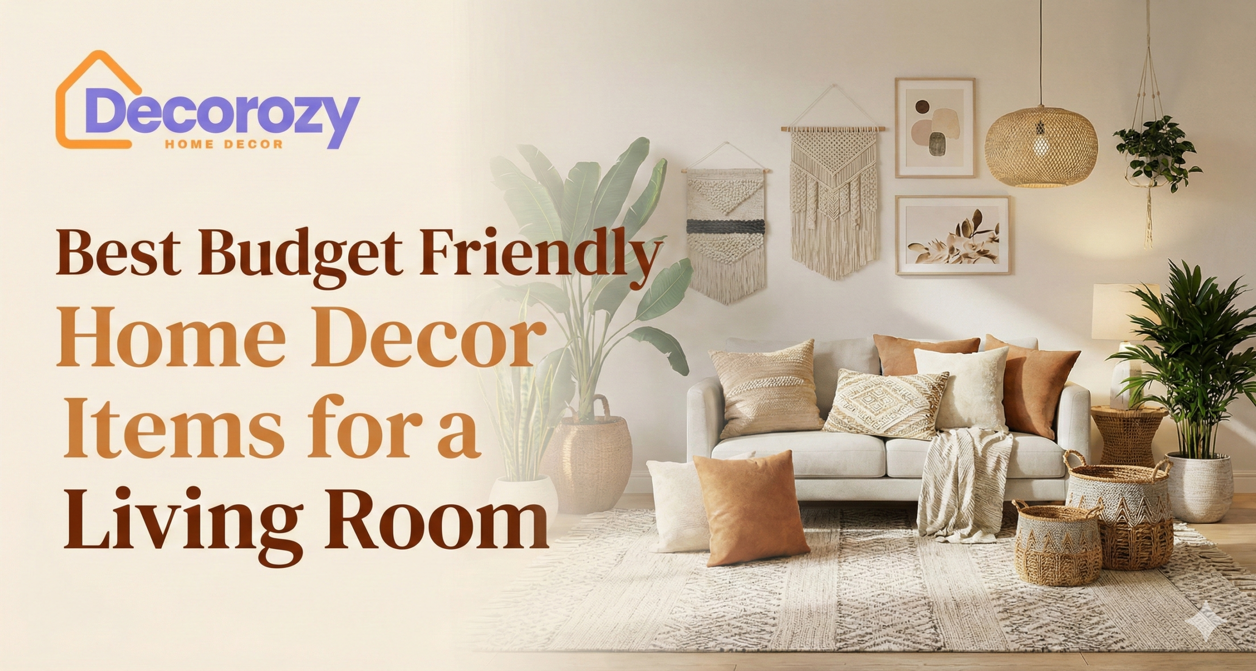 Best Budget Friendly Home Decor Items for a Living Room