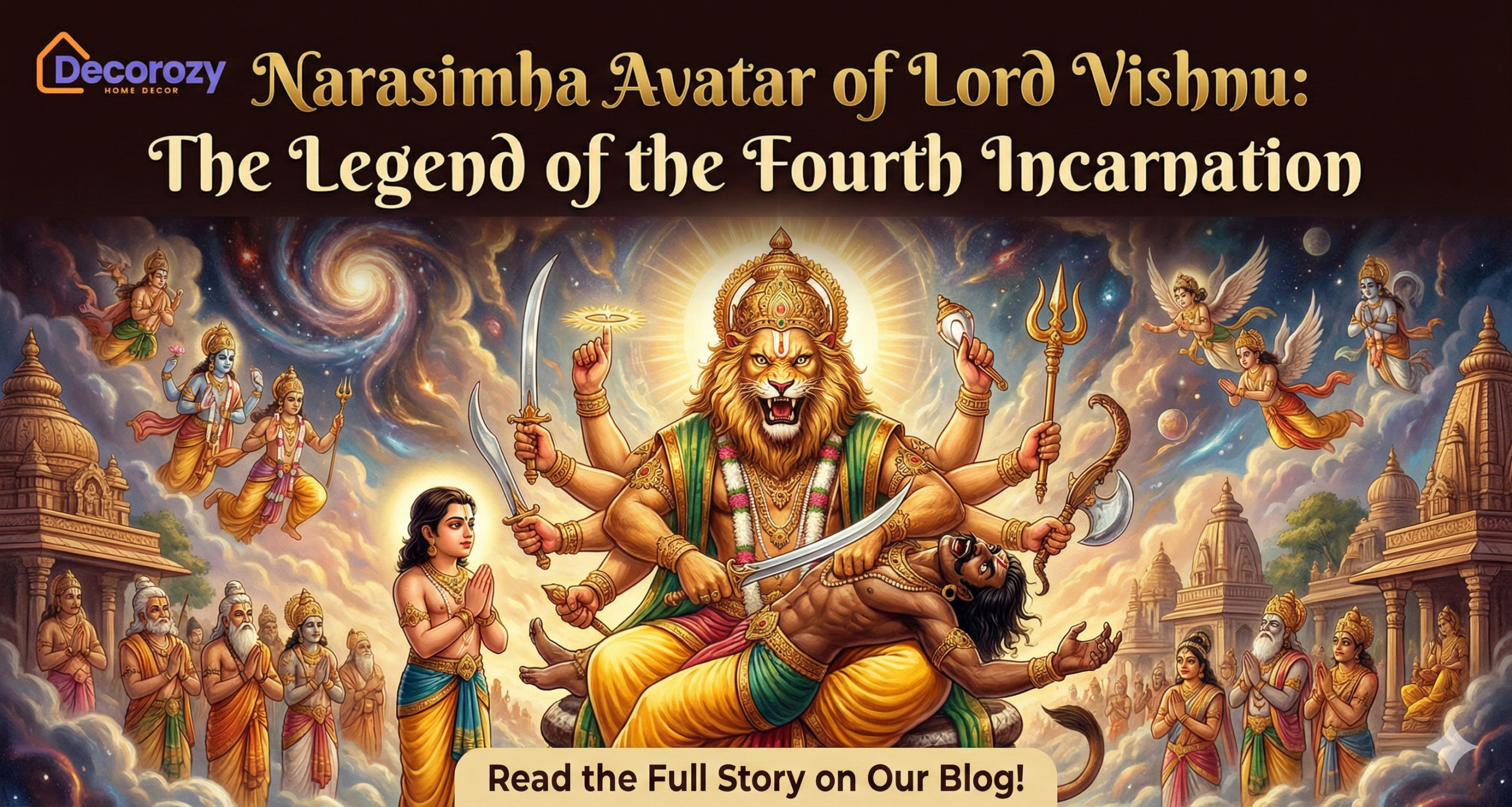 Narasimha Avatar of Lord Vishnu: The Legend of the Fourth Incarnation