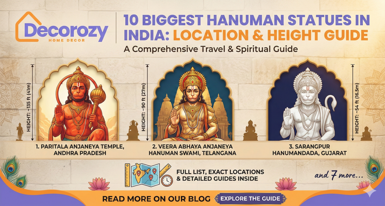 10 Biggest Hanuman Statues in India: Location & Height Guide