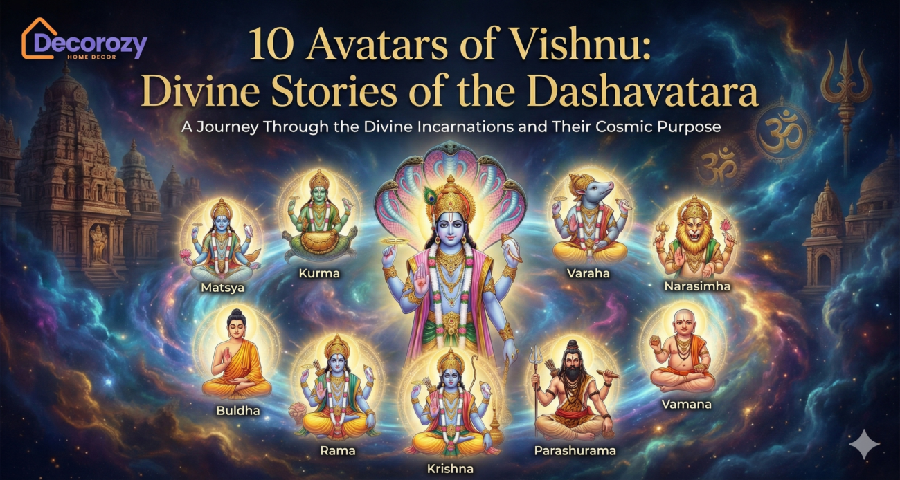 10 Avatars of Vishnu: Divine Stories of the Dashavatara,