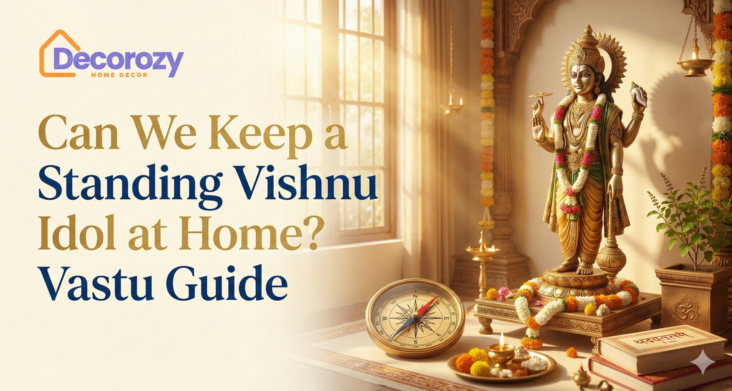 Can We Keep a Standing Vishnu Idol at Home? Vastu Guide