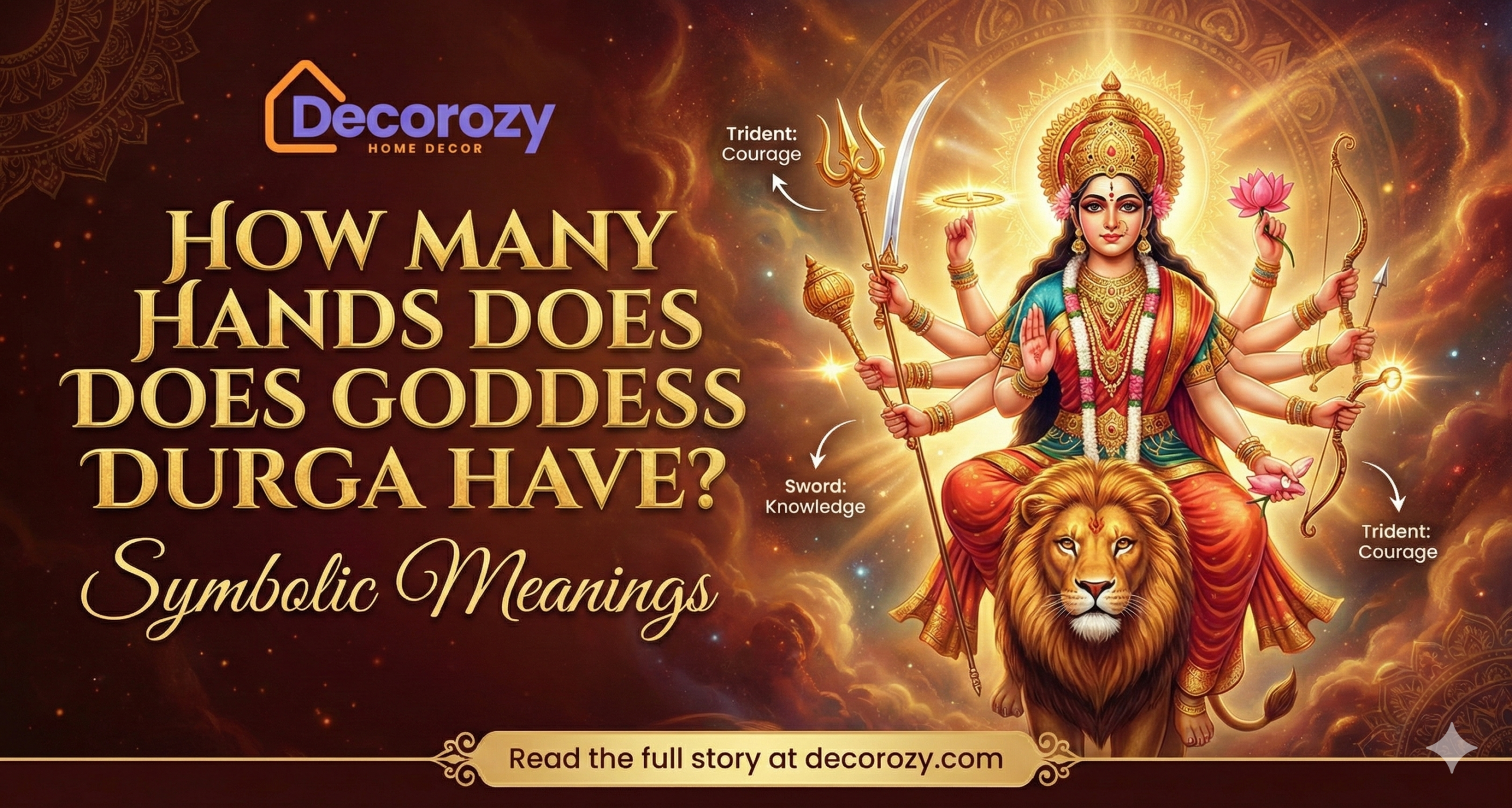 How Many Hands Does Goddess Durga Have? Symbolic Meanings