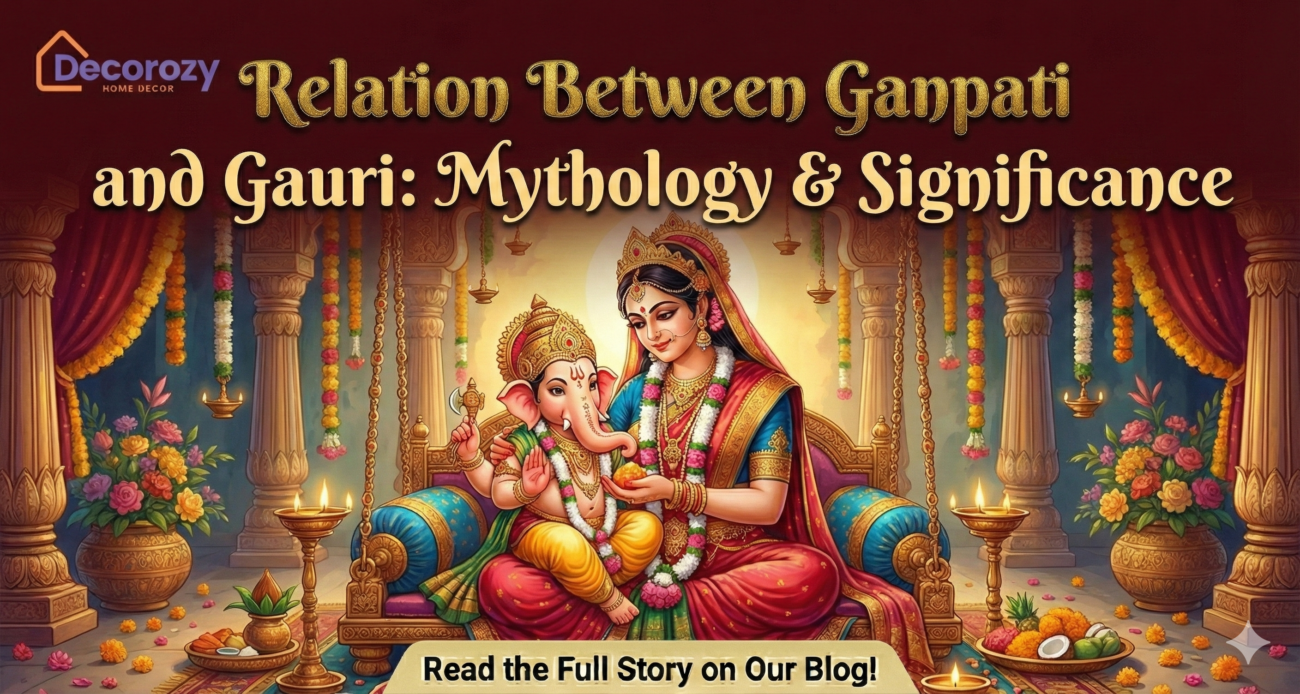 Relation Between Ganpati and Gauri: Mythology & Significance
