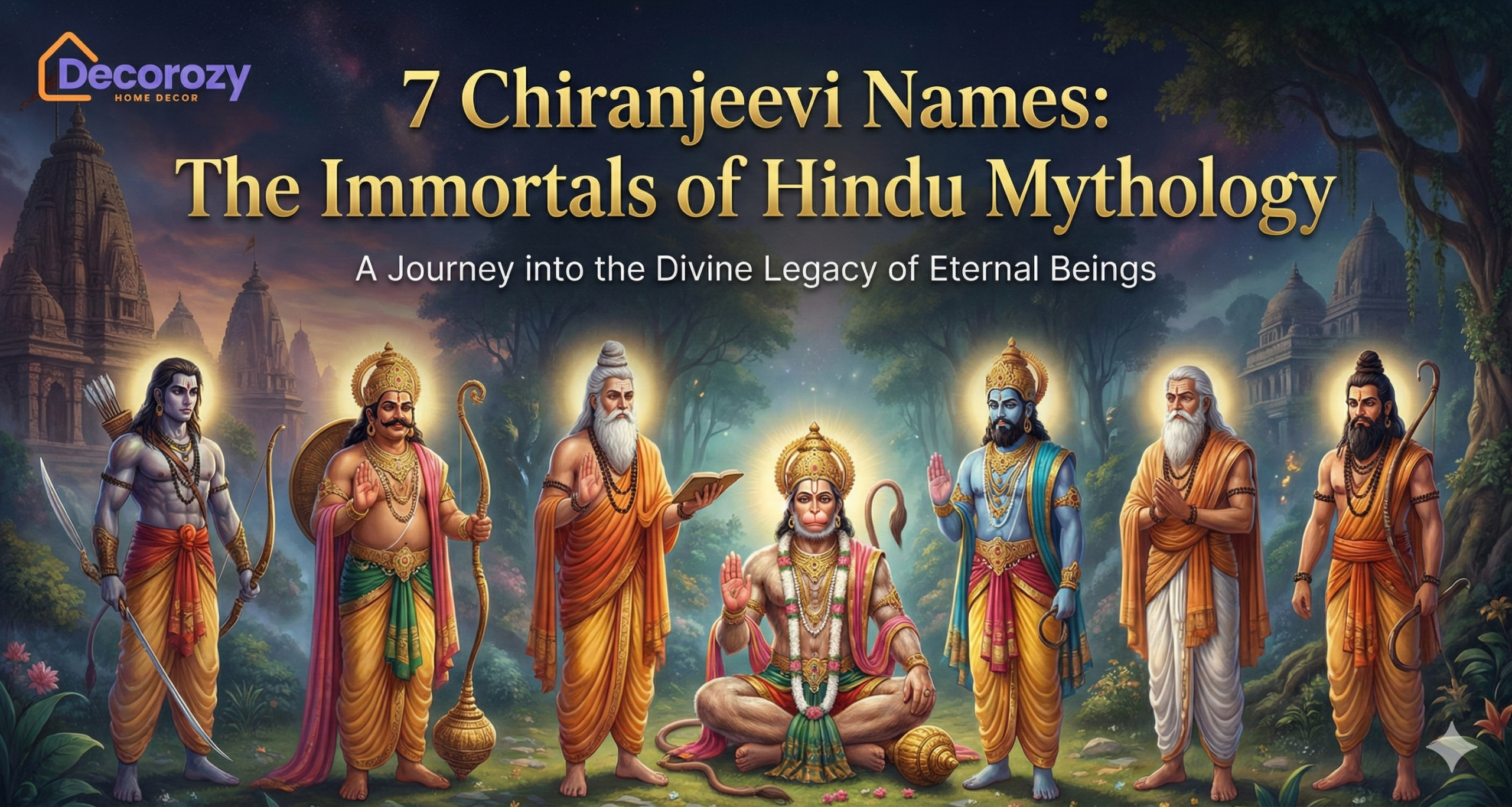 7 Chiranjeevi Names: The Immortals of Hindu Mythology