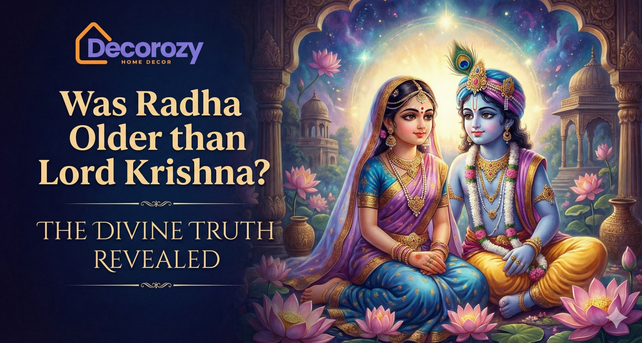 Was Radha Older than Lord Krishna? The Divine Truth Revealed