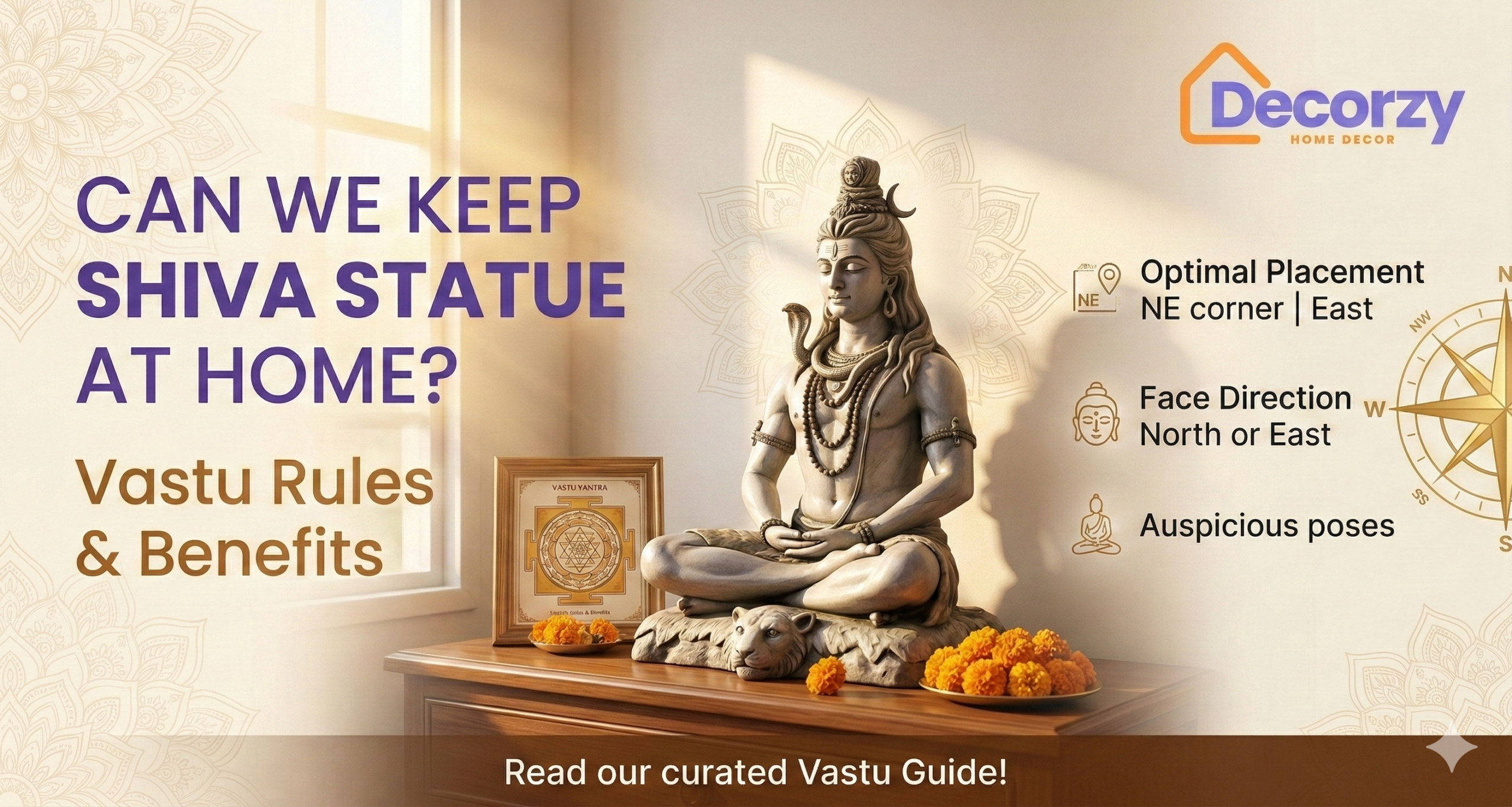 Can We Keep Shiva Statue at Home? Vastu Rules & Benefits