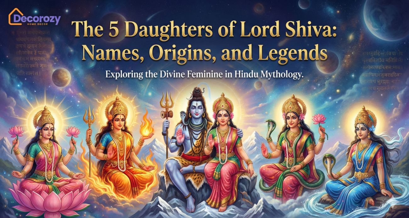 The 5 Daughters of Lord Shiva: Names, Origins, and Legends