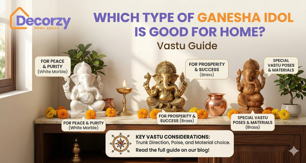 Which Type of Ganesha Idol is Good for Home? Vastu Guide