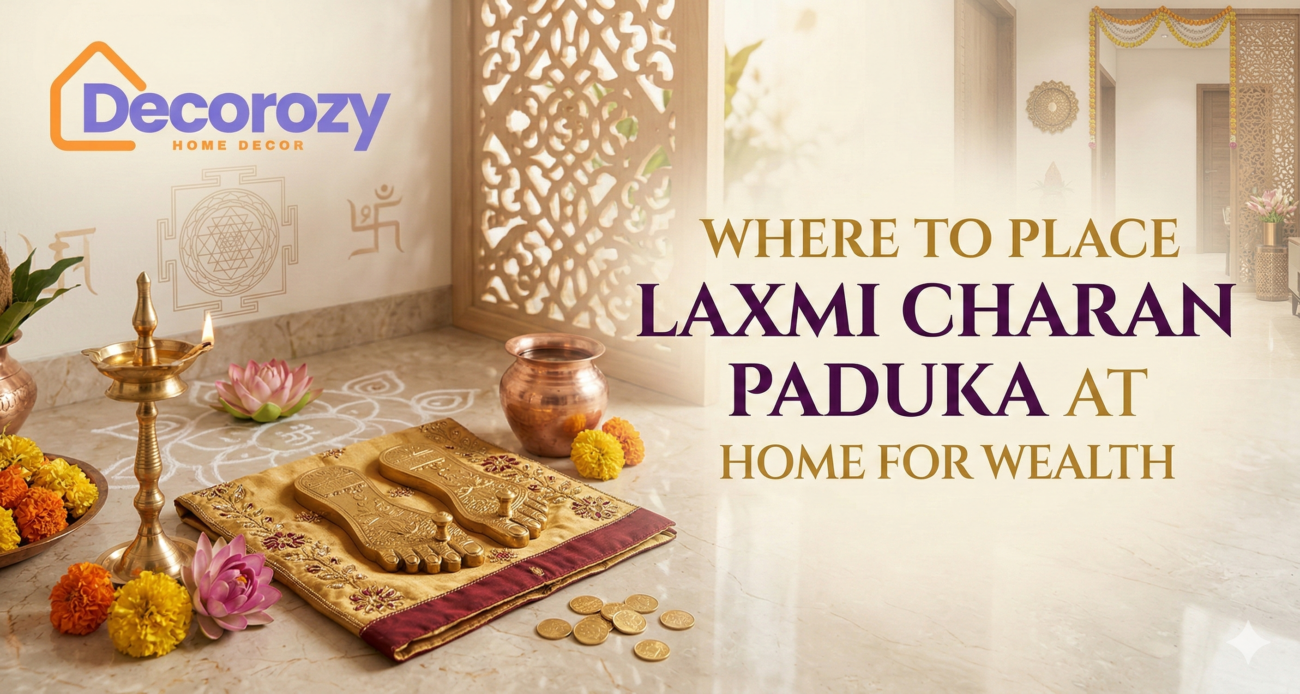 Where to Place Laxmi Charan Paduka at Home for Wealth