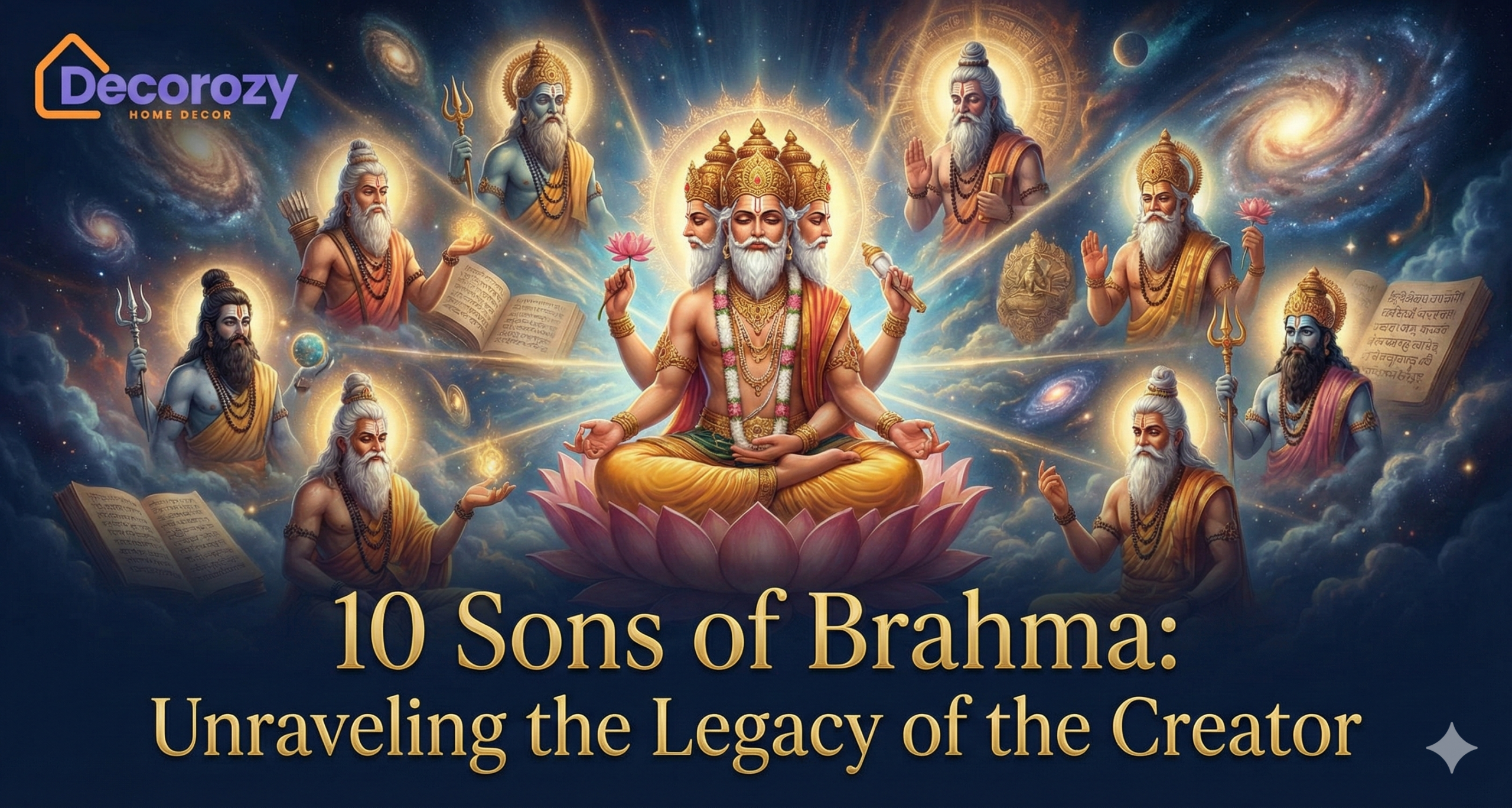 10 Sons of Brahma: Unraveling the Legacy of the Creator