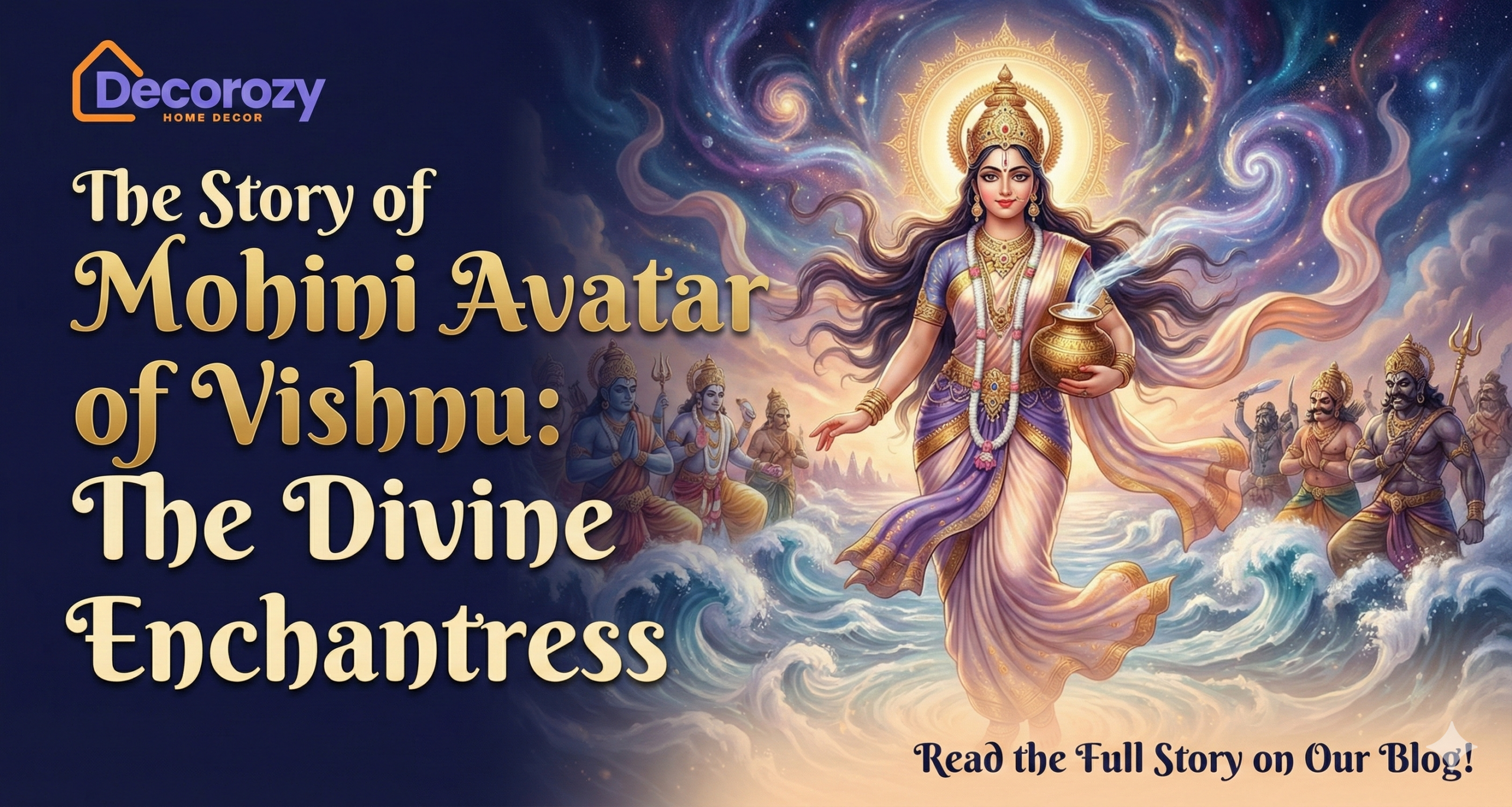 The Story of Mohini Avatar of Vishnu: The Divine Enchantress