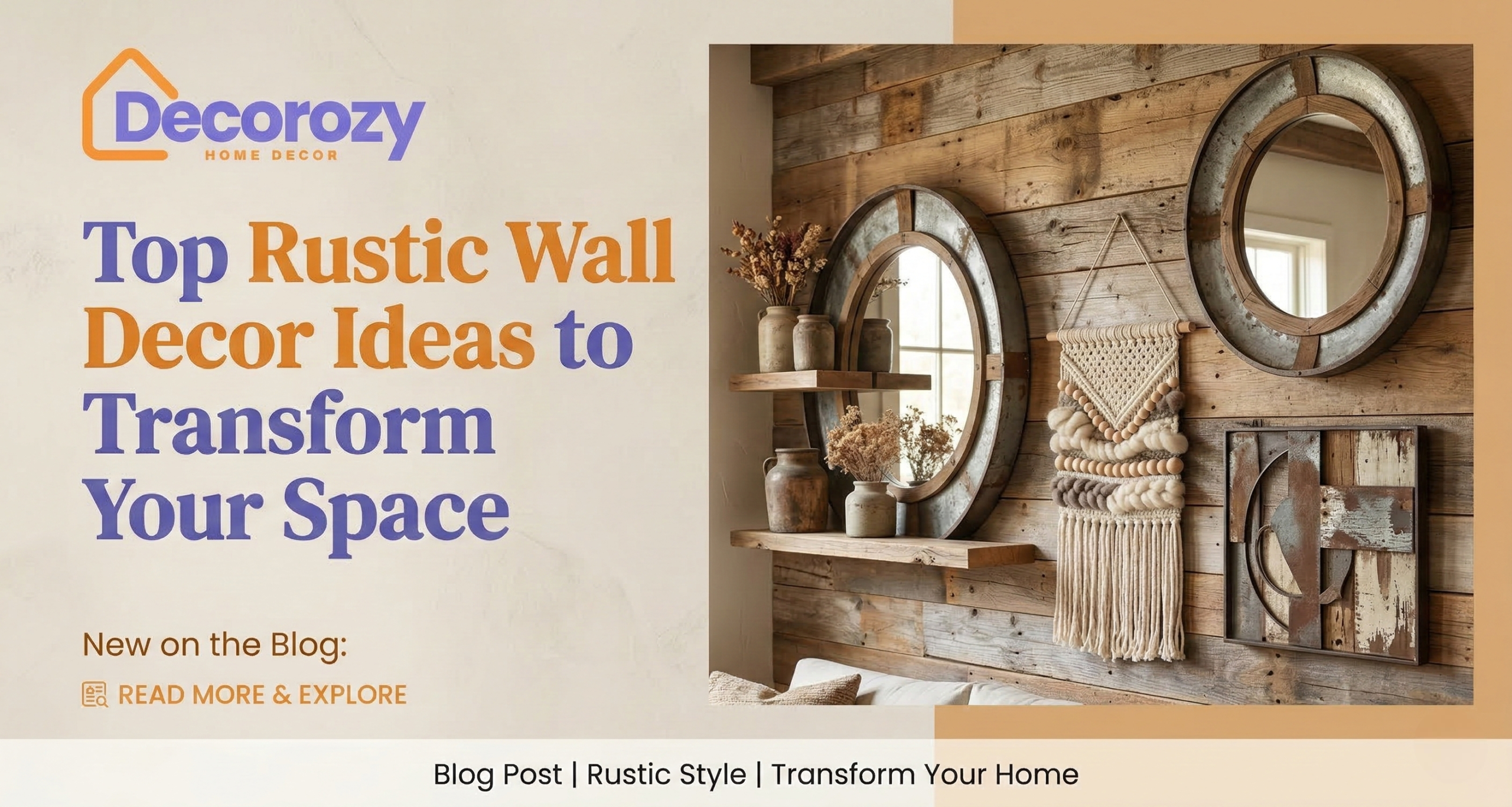Top Rustic Wall Decor Ideas to Transform Your Space