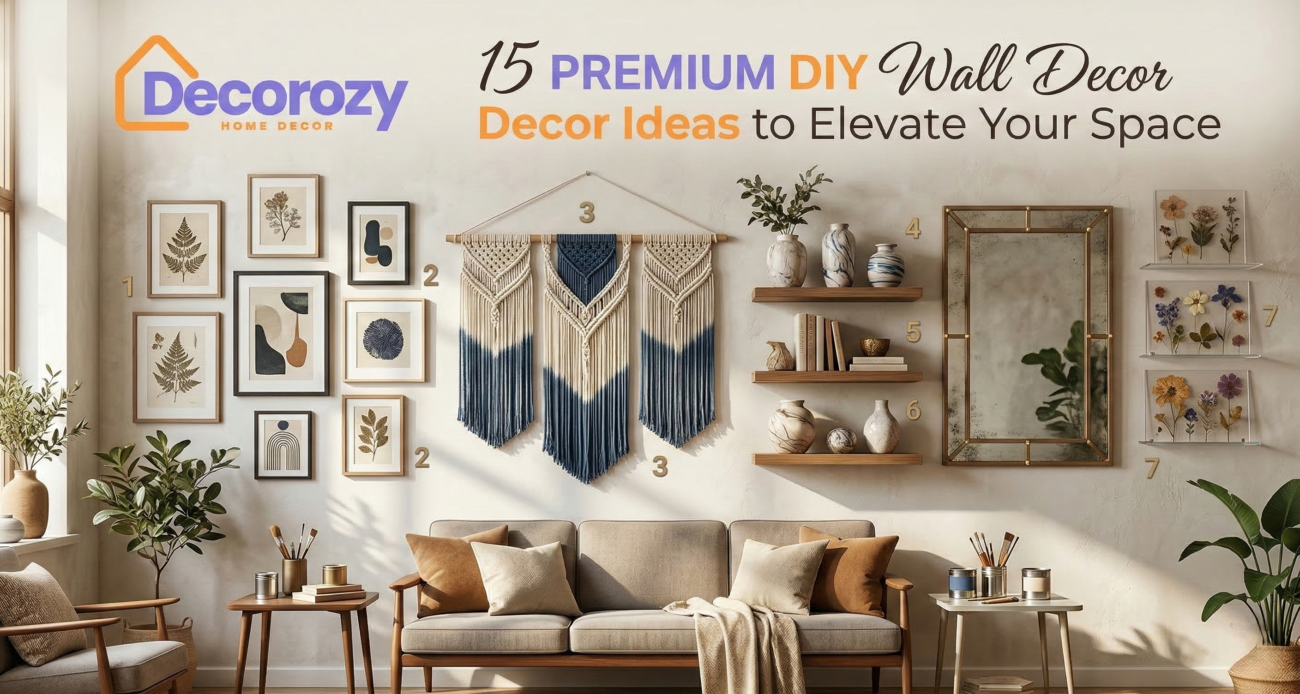 15 Premium DIY Wall Decor Ideas to Elevate Your Space