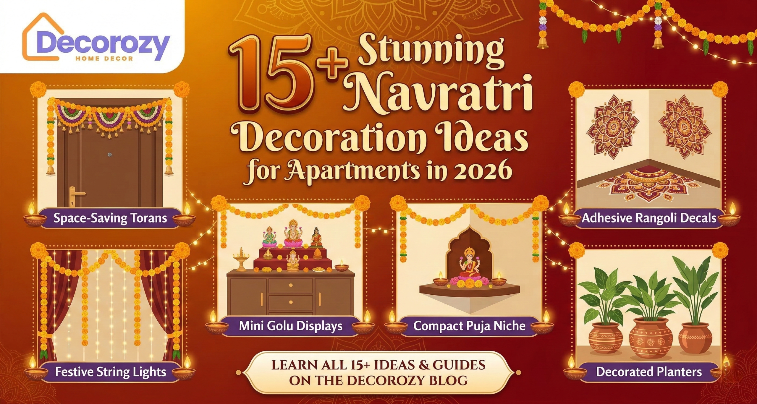 15+ Stunning Navratri Decoration Ideas for Apartments in 2026