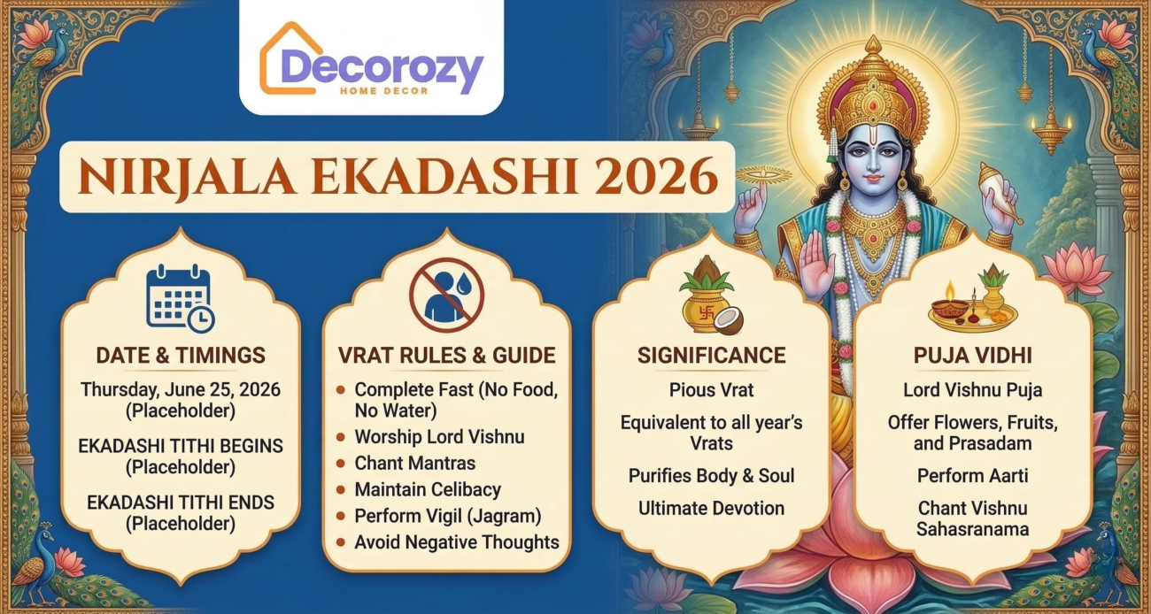 Nirjala Ekadashi 2026: Date, Timings, Vrat Rules & Guide
