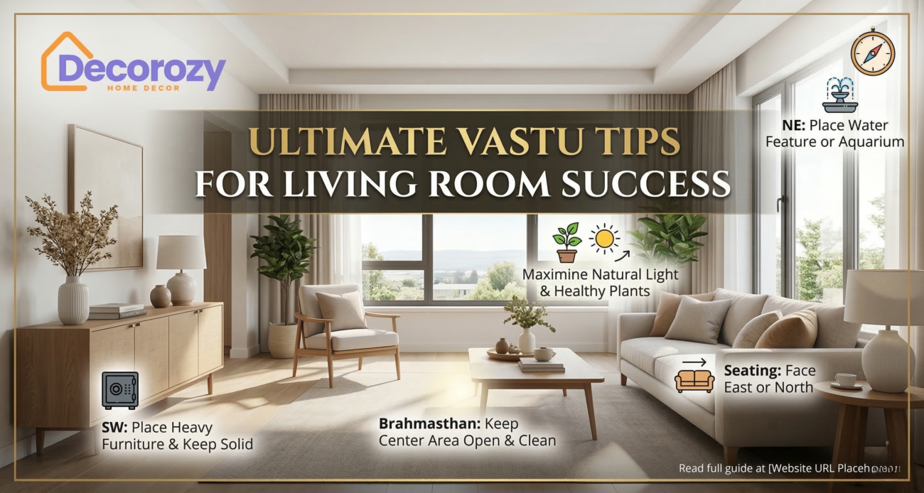 Ultimate Vastu Tips for Living Room Success
