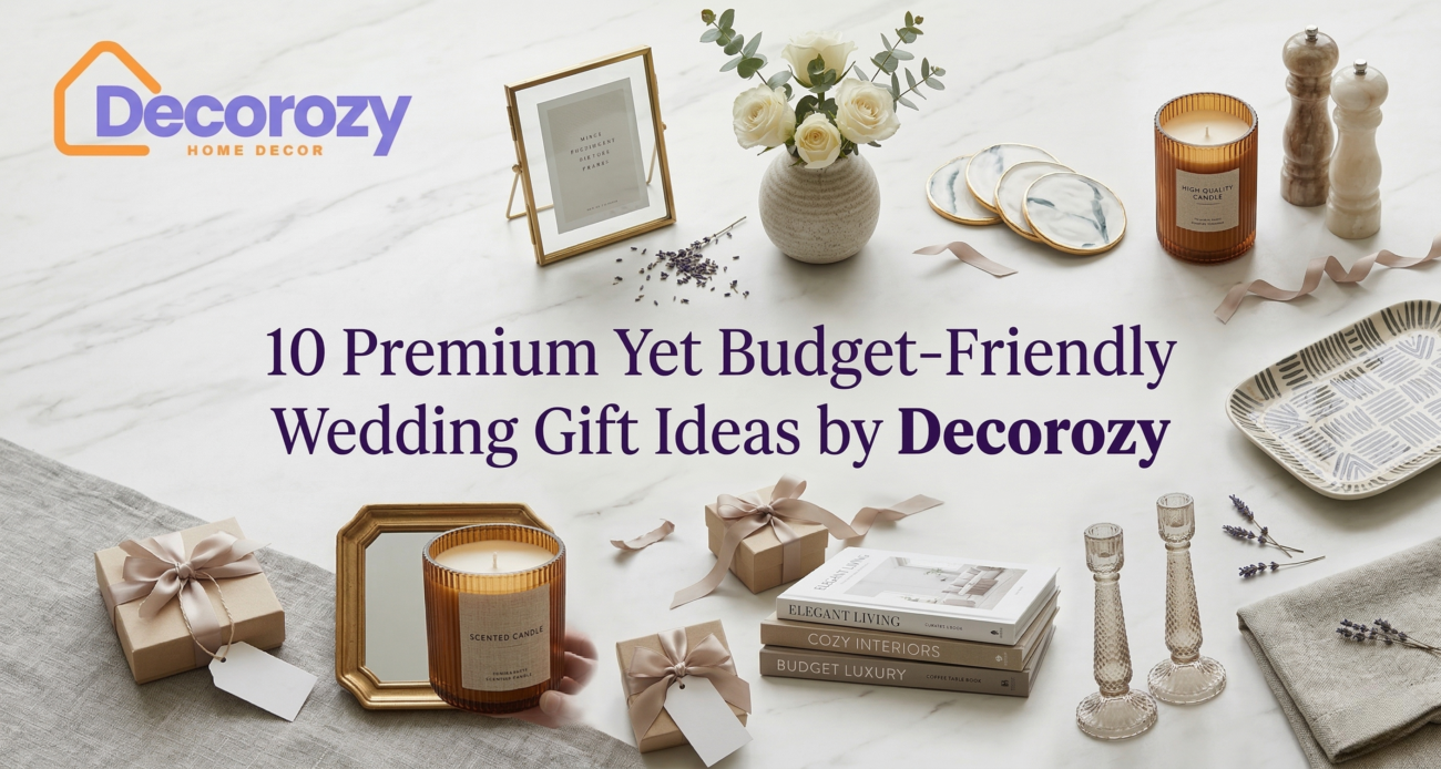 10 Premium Yet Budget-Friendly Wedding Gift Ideas by Decorozy