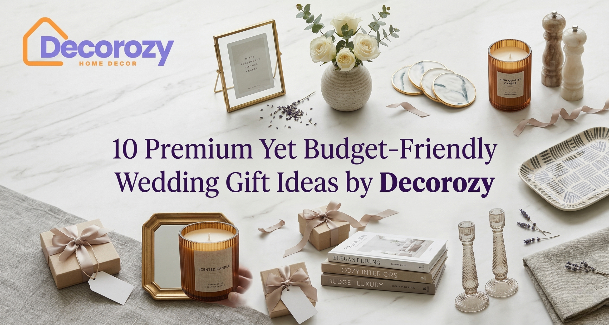 10 Premium Yet Budget-Friendly Wedding Gift Ideas by Decorozy