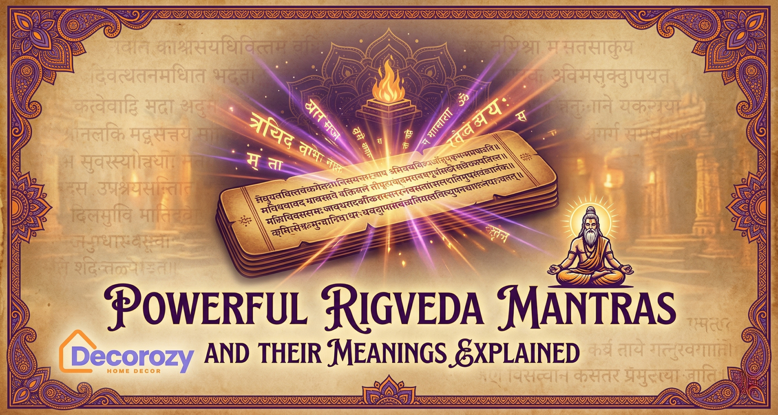Powerful Rigveda Mantras and Their Meanings Explained