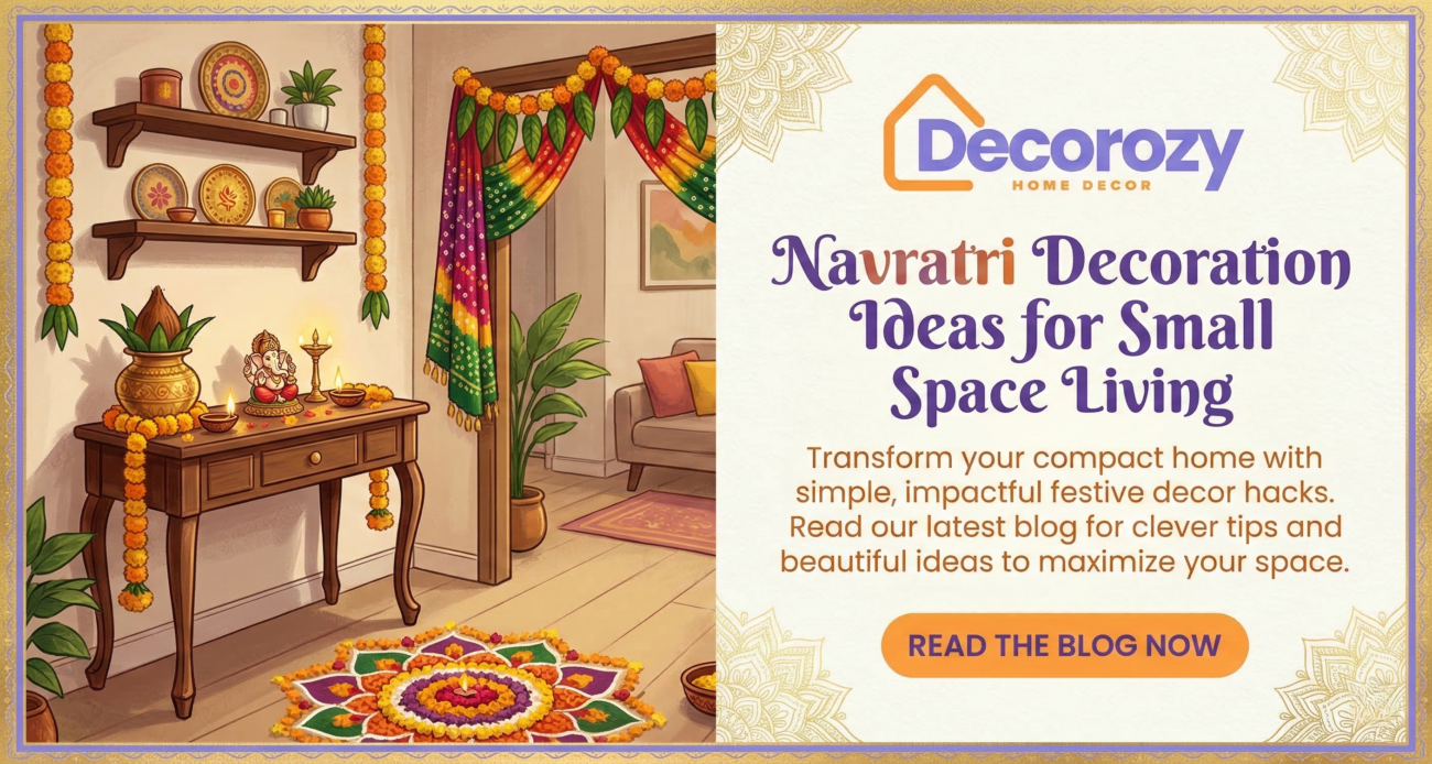 Navratri Decoration Ideas for Small Space Living