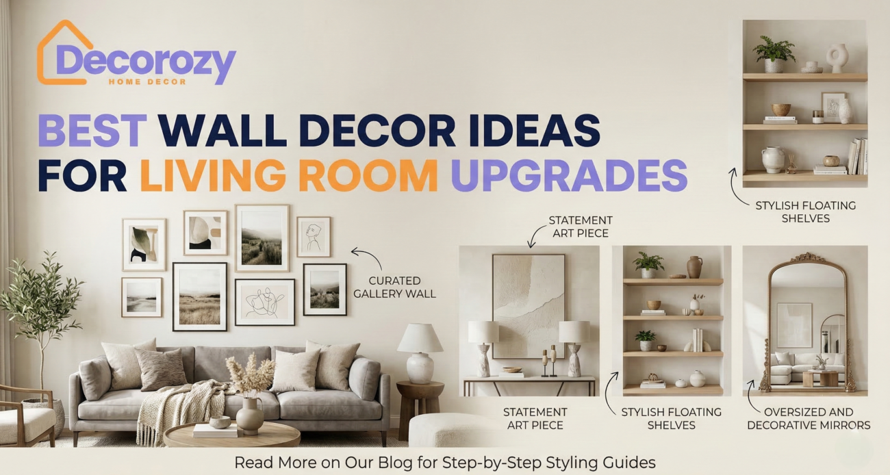 Best Wall Decor Ideas for Living Room Upgrades
