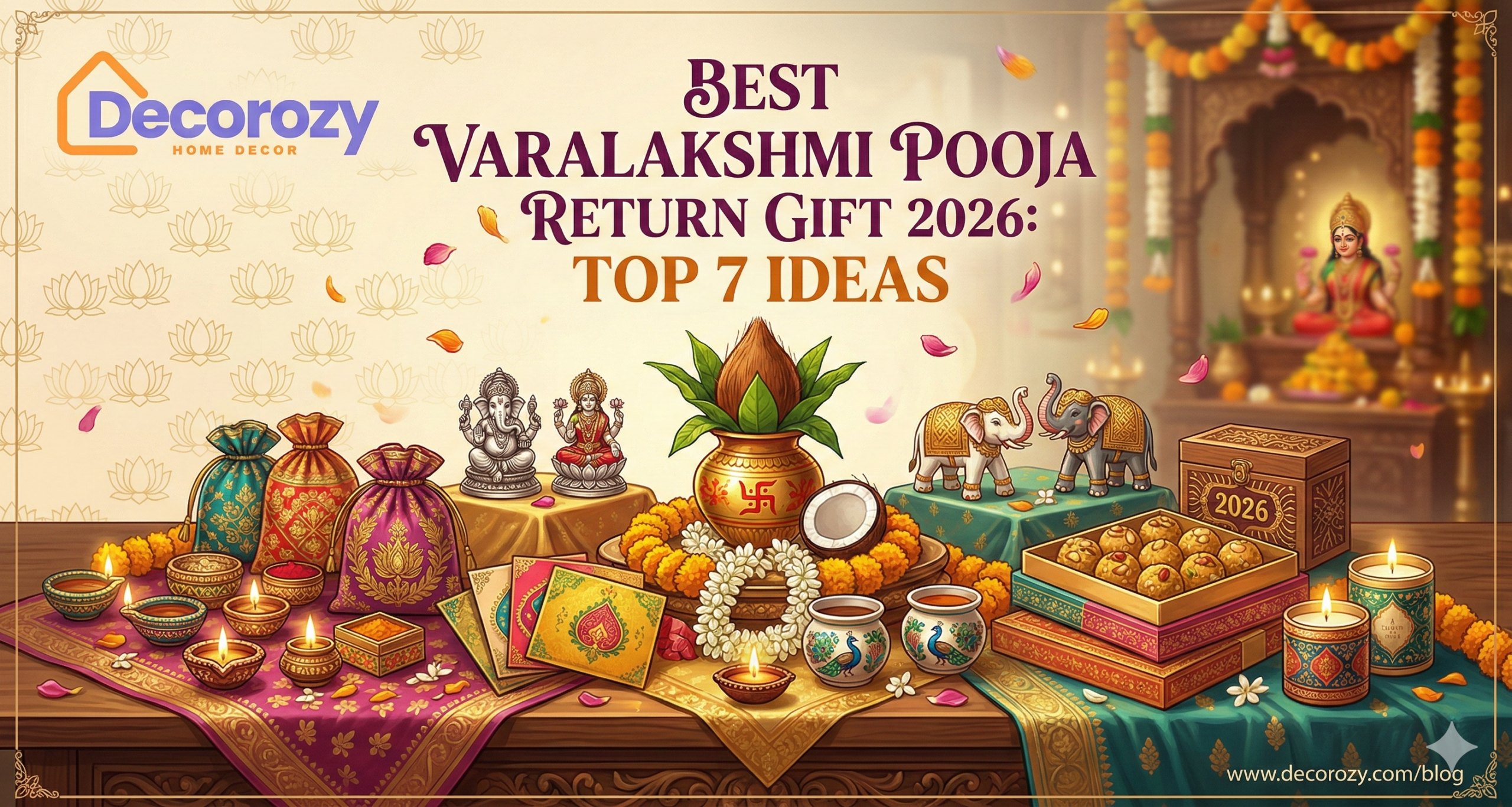 Best Varalakshmi Pooja Return Gift 2026: Top 7 Ideas