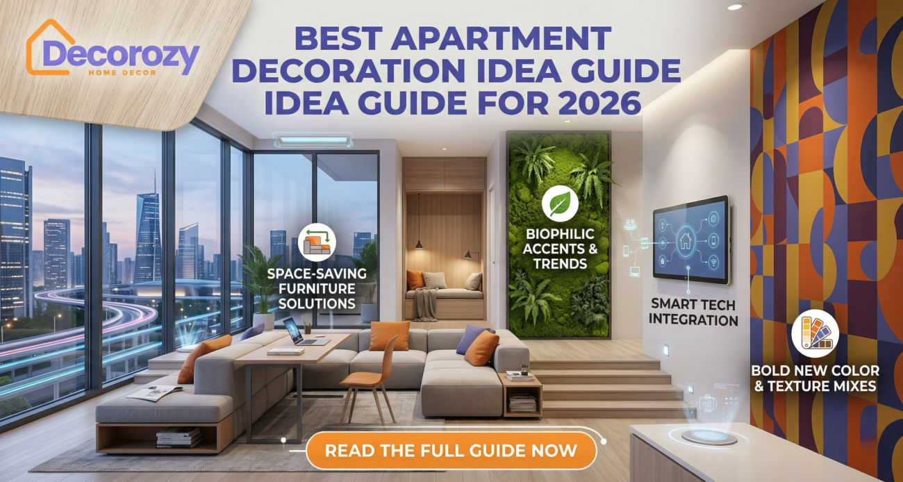 Best Apartment Decoration Idea Guide for 2026