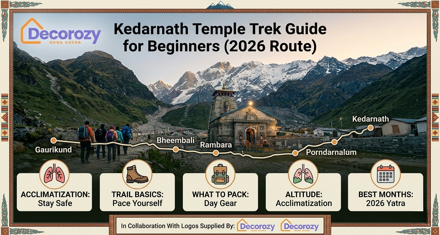 Kedarnath Temple Trek Guide for Beginners (2026 Route)