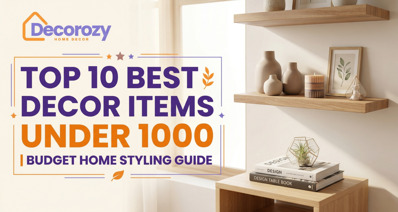 Top 10 Best Decor Items Under 1000 | Budget Home Styling
