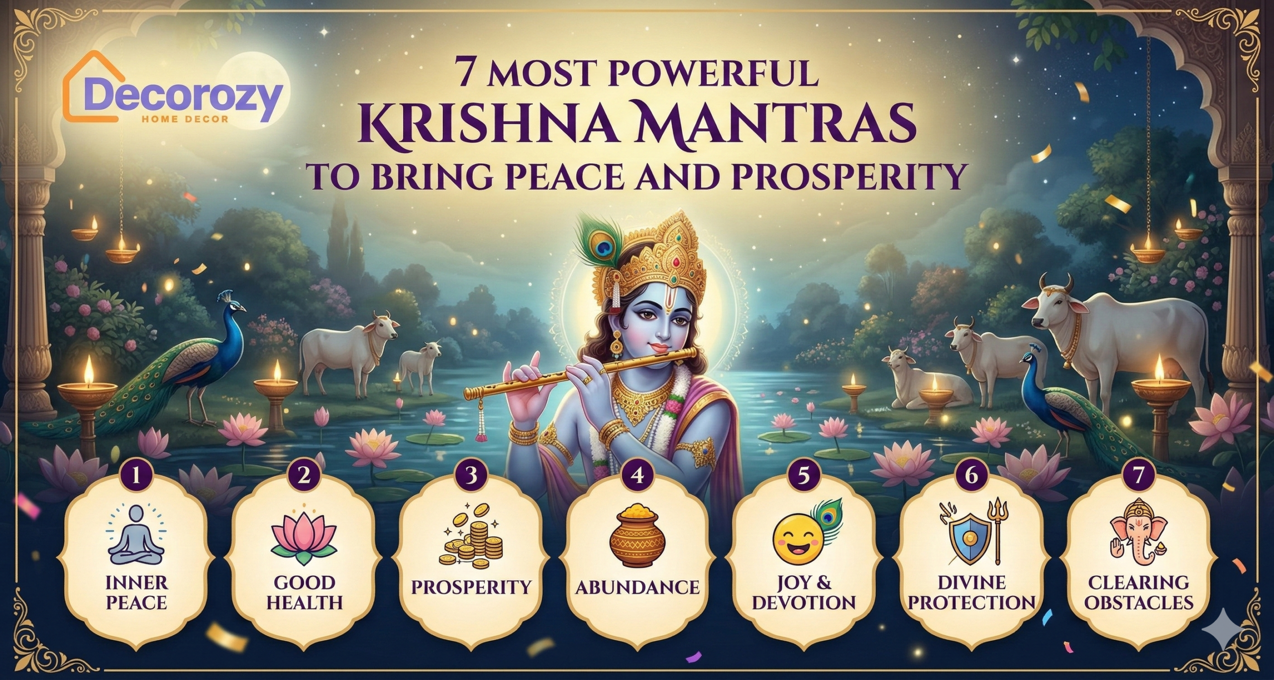 7 Most Powerful Krishna Mantras to Bring Peace and Prosperity