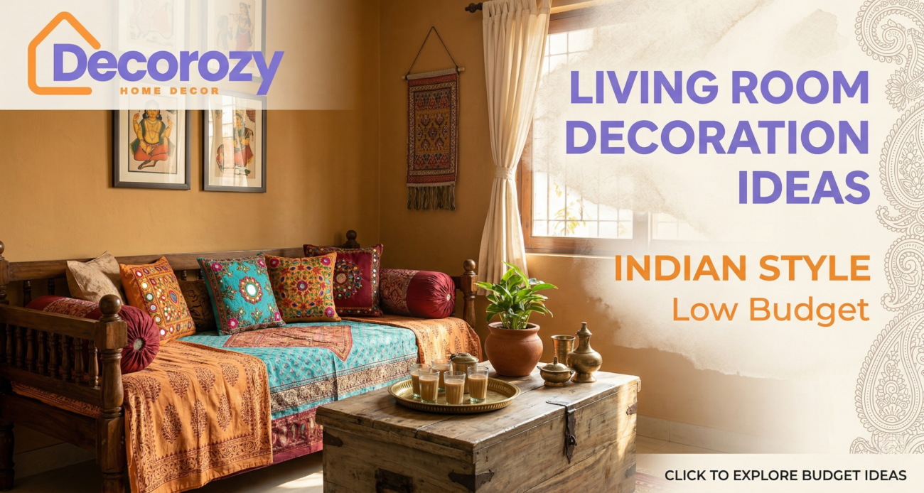 Living Room Decoration Ideas Indian Style Low Budget