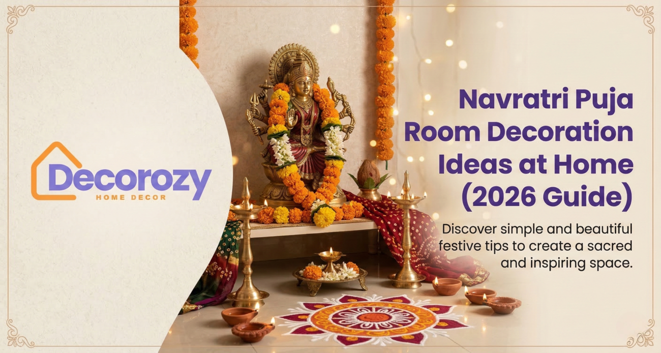 Navratri Puja Room Decoration Ideas at Home (2026 Guide)