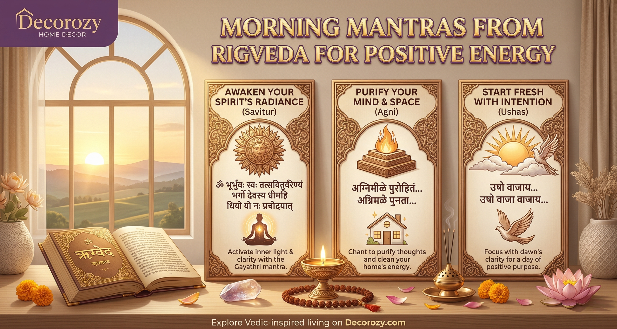 Morning Mantras from Rigveda for Positive Energy