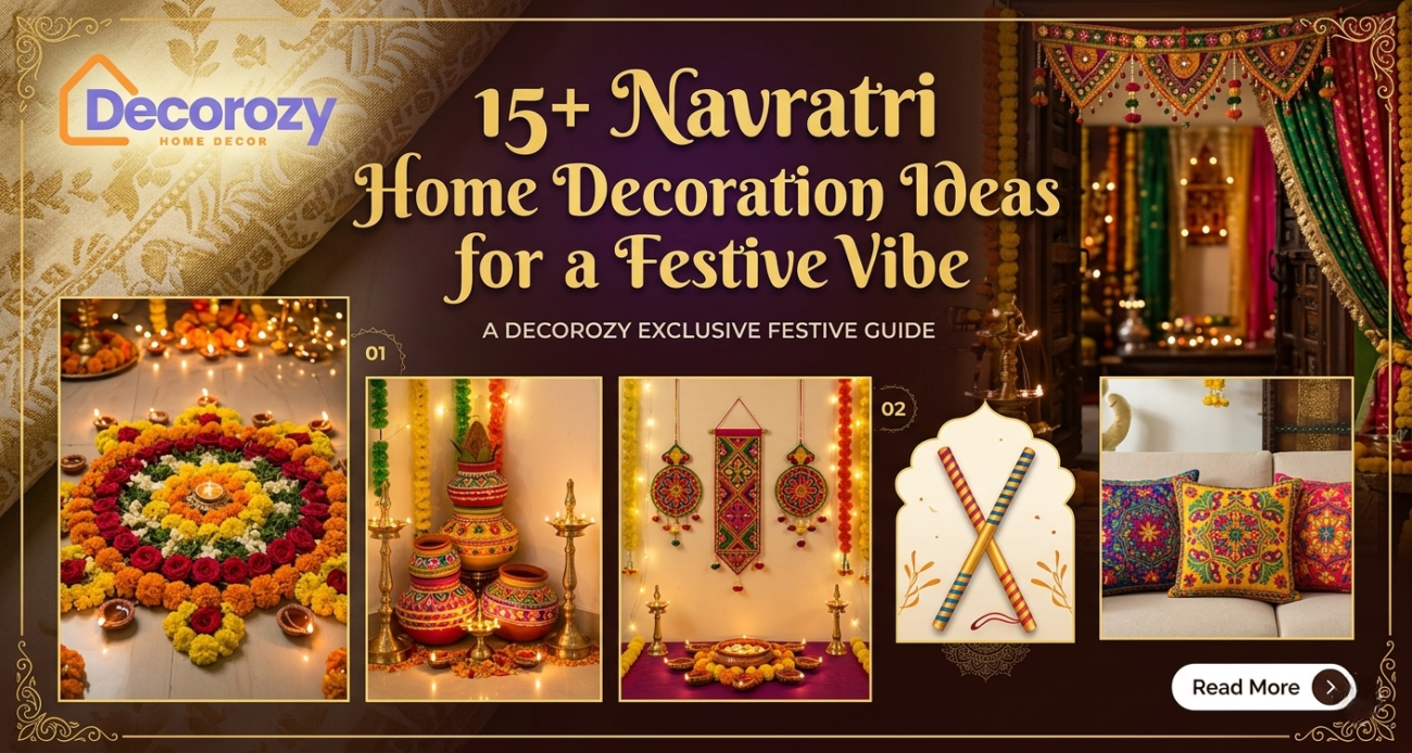 15+ Navratri Home Decoration Ideas for a Festive Vibe