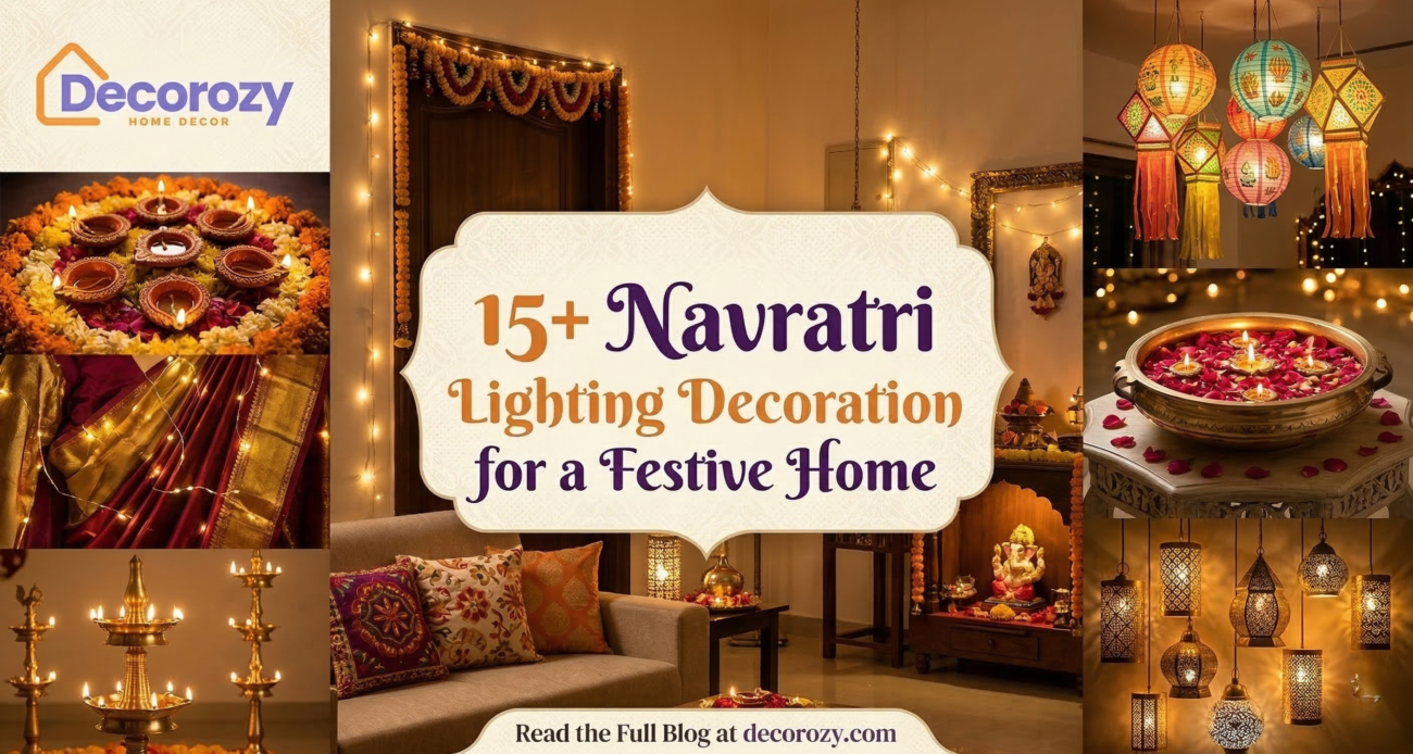 15+ Navratri Lighting Decoration Ideas for a Festive Home