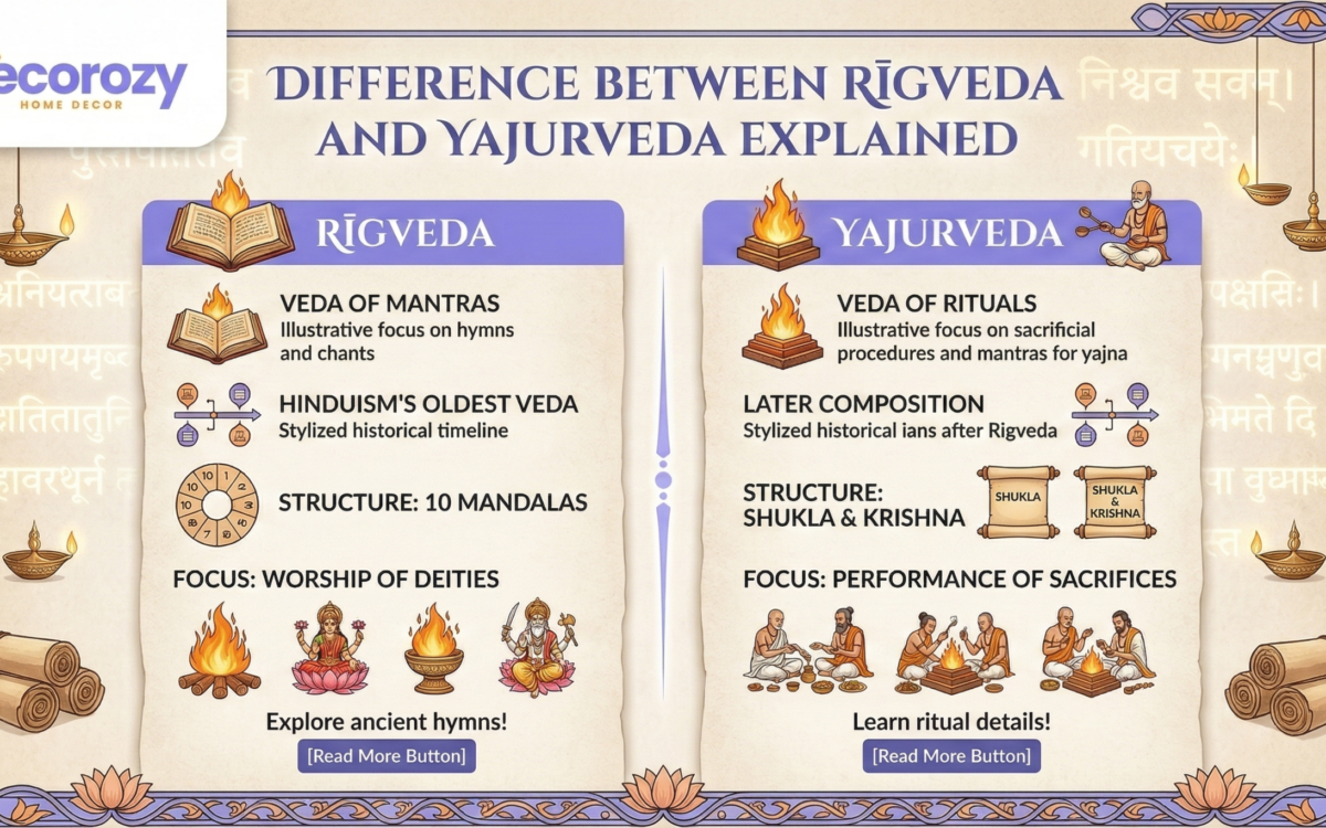 Difference Between Yajurveda and Rigveda
